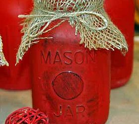 Holiday Themed Mason Jars!