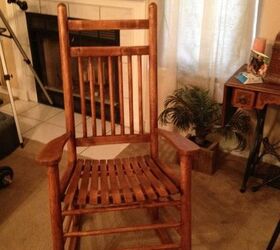 rocking chair, painted furniture, Finally finished it last night