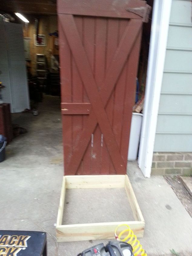 potting bench gift, diy, painted furniture, repurposing upcycling, woodworking projects, Searched for scraps in my pile