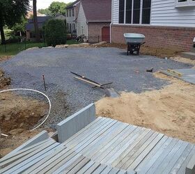 complete backyard renovation, decks, diy, gardening, outdoor living, ponds water features