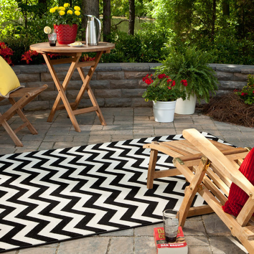 create outdoor bliss in 3 steps, decks, flooring, outdoor living, Herringbone Black Indoor Outdoor
