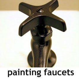 how well do painted faucets hold up, painting, painted faucet tutorial