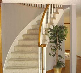 DIY Updating 80's Oak Stairwell