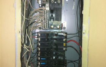 This is a electrical panel we just changed out. Notice how it looks like a rats nest