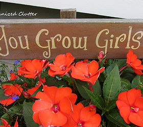 garden signs are a must in a cottage garden, container gardening, crafts, flowers, gardening, Then there s the fun signs to display right in with the flowers