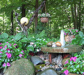 millstone fountain, gardening, ponds water features, My millstone fountain