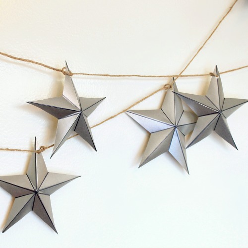 top 5 best projects of 2012, crafts, decoupage, Paper stars fold and make one cut Voila