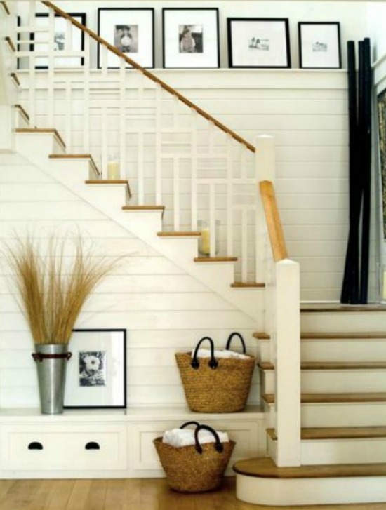 5 ways to get this look farmhouse style staircase, home decor, stairs