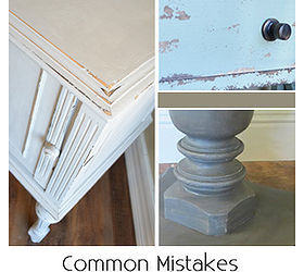 common mistakes made when distressing aging painted furniture, painted furniture