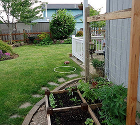 old bed frame repurposed as a raised garden bed, gardening, raised garden beds, repurposing upcycling, woodworking projects