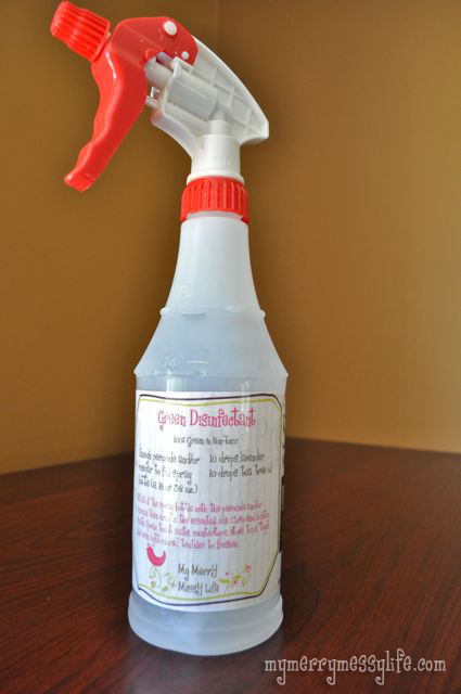 homemade cleaning products green and natural, cleaning tips, go green, reupholster, Green Disinfectant