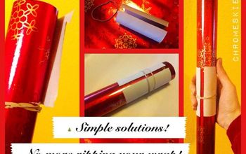 Simple Solutions: Use Recycled Paper Tubes to Wrangle Your Gift Wrap!