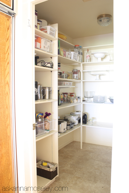 gray and white pantry makeover, closet, kitchen design, painting, Pantry before