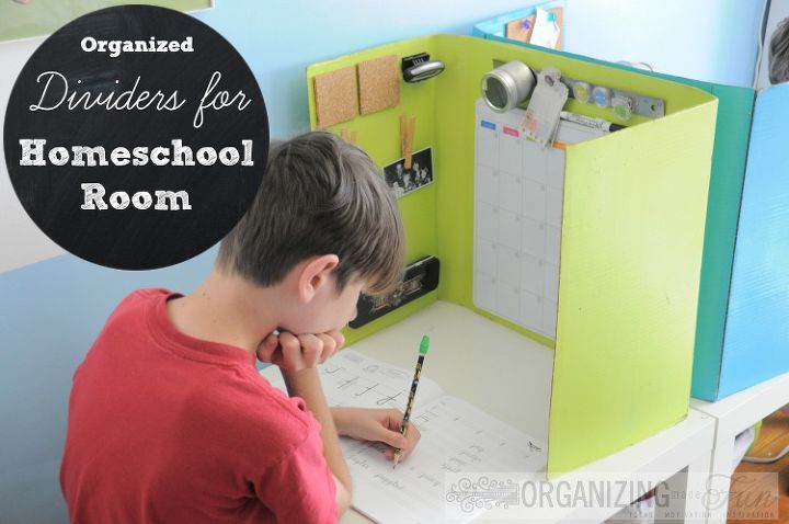 homework organizing divider, craft rooms, crafts, organizing, Easy to keep quiet too