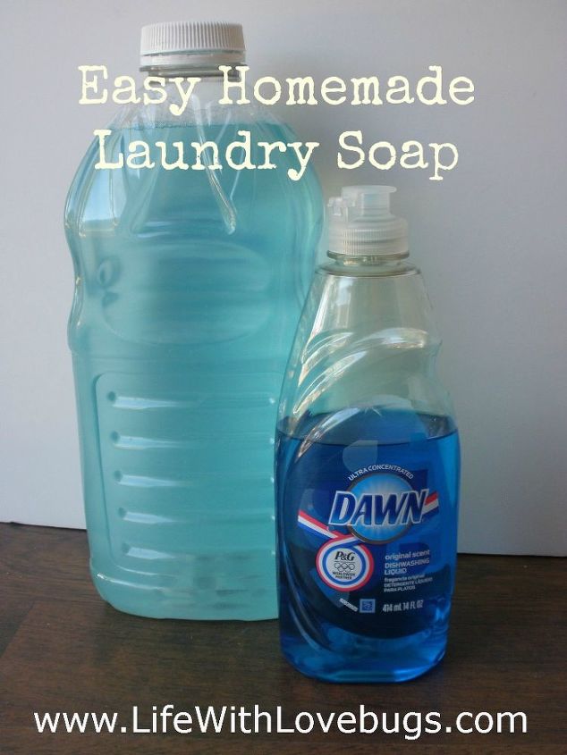 diy no grate liquid laundry detergent, cleaning tips