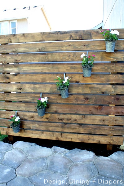 diy garden slat wall, diy, gardening, how to, outdoor living, wall decor, woodworking projects, DIY Garden Slat Wall
