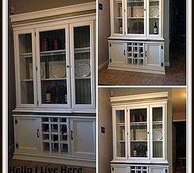 diy china hutch make over part iv final, chalk paint, painted furniture, repurposing upcycling, The finished hutch