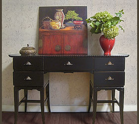 the pagoda desk makeover and other looks what s your preference, home decor, painted furniture