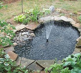 i am inviting you all to see my pond now that it is clean, landscape, outdoor living, ponds water features, Glad that is done