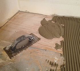 hardiebacker your tile floor isn t moving once it s installed, flooring, tile flooring, tiling