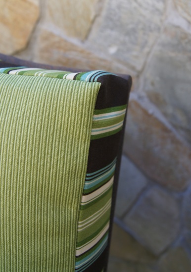 sew easy outdoor cushion tutorial part two, crafts, outdoor furniture, painted furniture, reupholster, Pretty