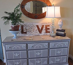 french country chic dresser, painted furniture