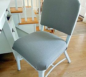 how to recover a chair, painted furniture, reupholster, After