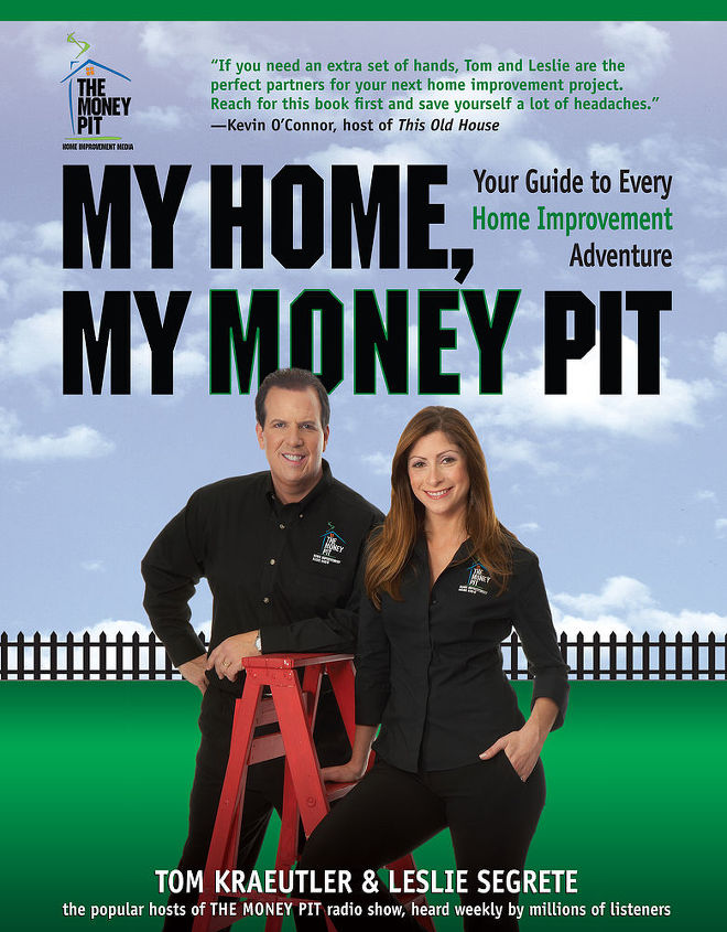 hey hometalkers want to get on the air with us on the money pit nationally, Call the show tonight and win a signed copy of our book