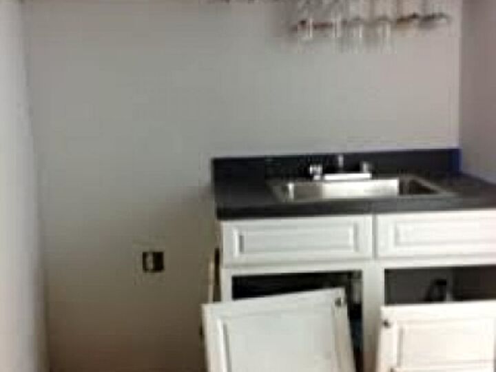 q basement bar overhaul, basement ideas, diy, home improvement, pallet, woodworking projects, Basement