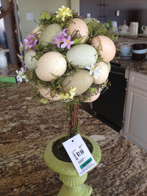 before after easter egg topiary, crafts, easter decorations, seasonal holiday decor