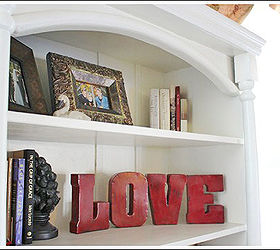 valentine decorating ideas, crafts, seasonal holiday decor, valentines day ideas, If you don t want to mess with making a board display your letters on a bookshelf or mantel