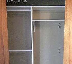 organizing the front hall coat closet with an easy 50 upgrade, closet, organizing, Our new functional and organized space
