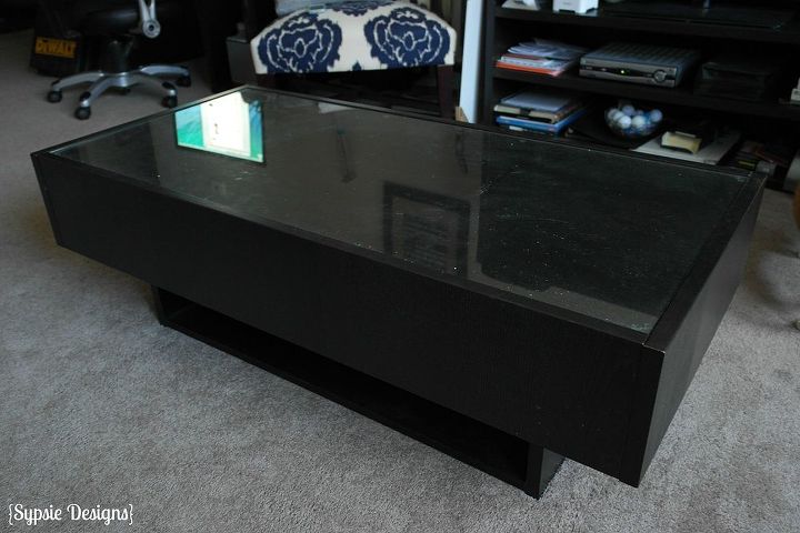 glass coffee table update, home decor, living room ideas, painted furniture