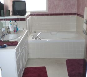 partial of whole house make over project at roswell ga before and after pictures, bathroom ideas, Master bathroom Before