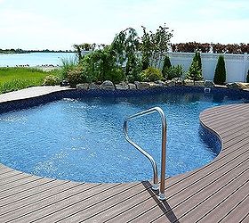 the deck and patio company replaces pool deck after hurricane sandy, curb appeal, decks, outdoor living, patio, Considering the beautiful vistas open to this home maximizing views was an important factor in every part of our design