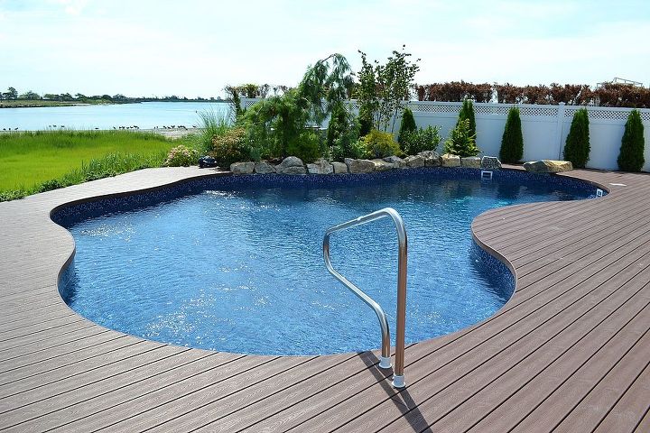 the deck and patio company replaces pool deck after hurricane sandy, curb appeal, decks, outdoor living, patio, Considering the beautiful vistas open to this home maximizing views was an important factor in every part of our design