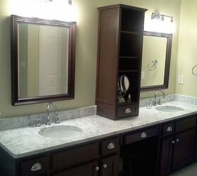 master bathroom makeover at griffith s residence, bathroom ideas, flooring, home decor, tiling