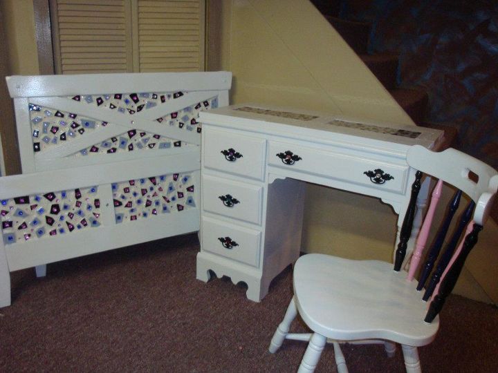 i have been working out of my home where i up cycle vintage furniture in many, home decor, painted furniture