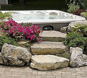 Do you like this built in look for a hot tub surround?