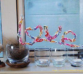 wired and woolly lettering diy, crafts