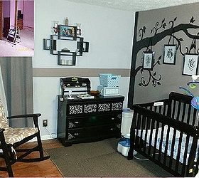 nursery room redo, bedroom ideas, diy, home decor, painting, The before and after