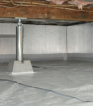 crawl space repair, Crawl Space Insulation System with SilverGlo makes your whole house more energy efficient
