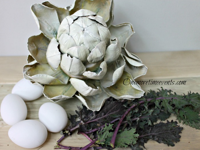 fresh from the garden spring lettuce kitchen centerpiece, flowers, gardening, seasonal holiday d cor