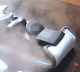 8 amazing uses for a steam cleaner, cleaning tips, My granite countertops were CLOUDY And dirty I simply used the large brush attachment and moved it over the countertops