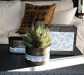 Painted Lace Vintage Tins!