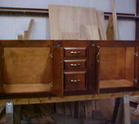 cherry bath cabinet for double sink, kitchen cabinets, painting, woodworking projects