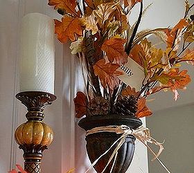 our 2013 fall mantel, seasonal holiday d cor, wreaths