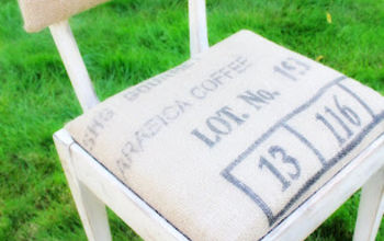 What do burlap coffee sacks and old sewing chairs have in common?