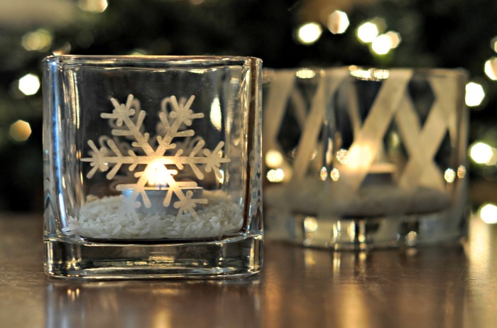 create your own etched glass candleholders it s easy christmas decorations crafts seasonal - How To Decorate Votive Candle Holders For Christmas create your own etched glass candleholders it s easy christmas decorations crafts seasonal - How To Decorate Votive Candle Holders For Christmas