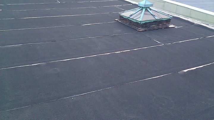 roofing repair or replace roselle park nj, roofing, Granulate Rubber Roof Replaced
